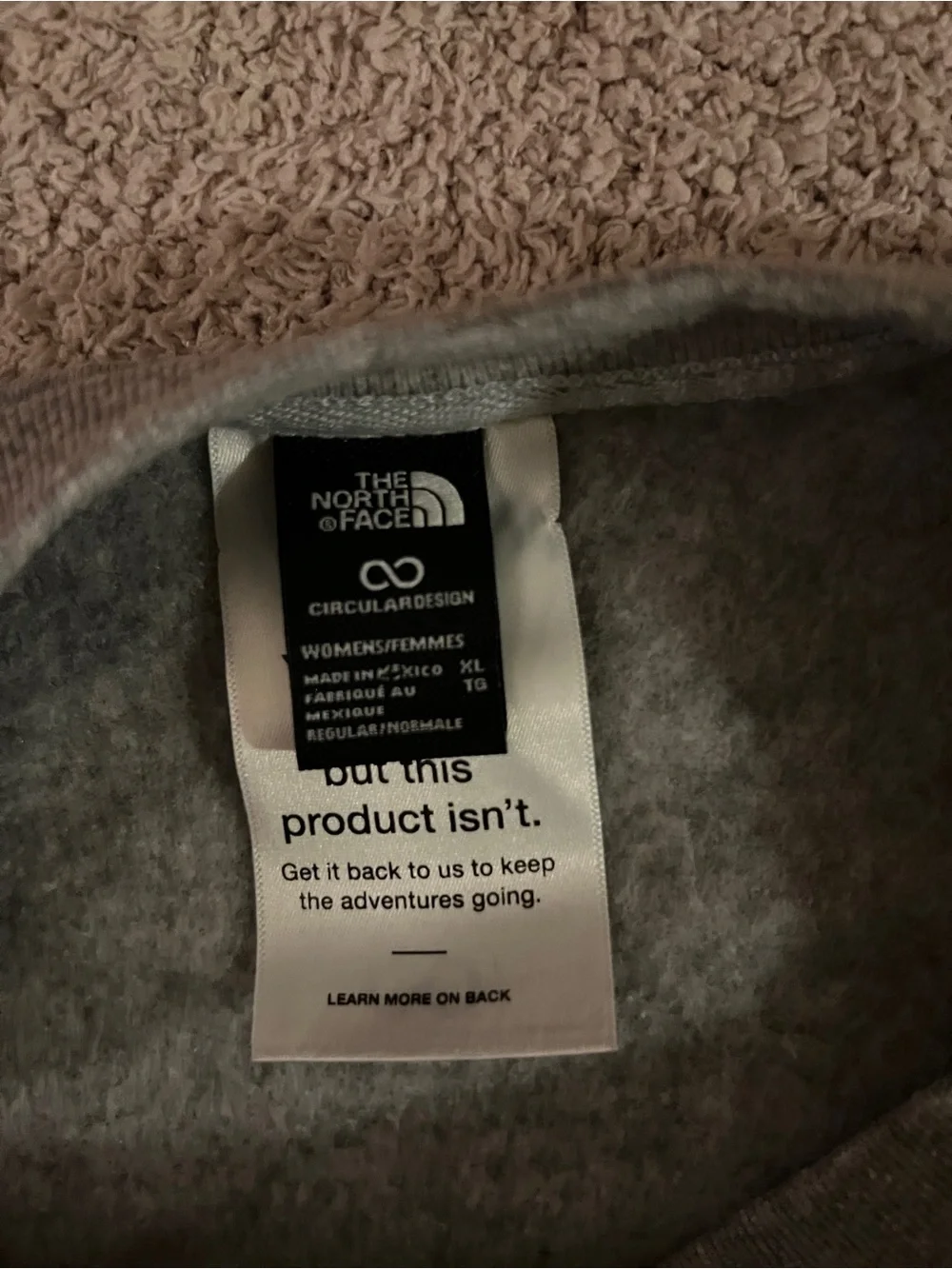 The North Face women’s xl